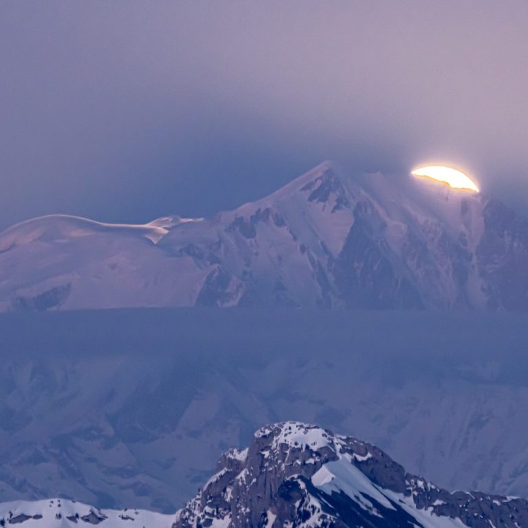Le Mont-Blanc depuis le Semnoz